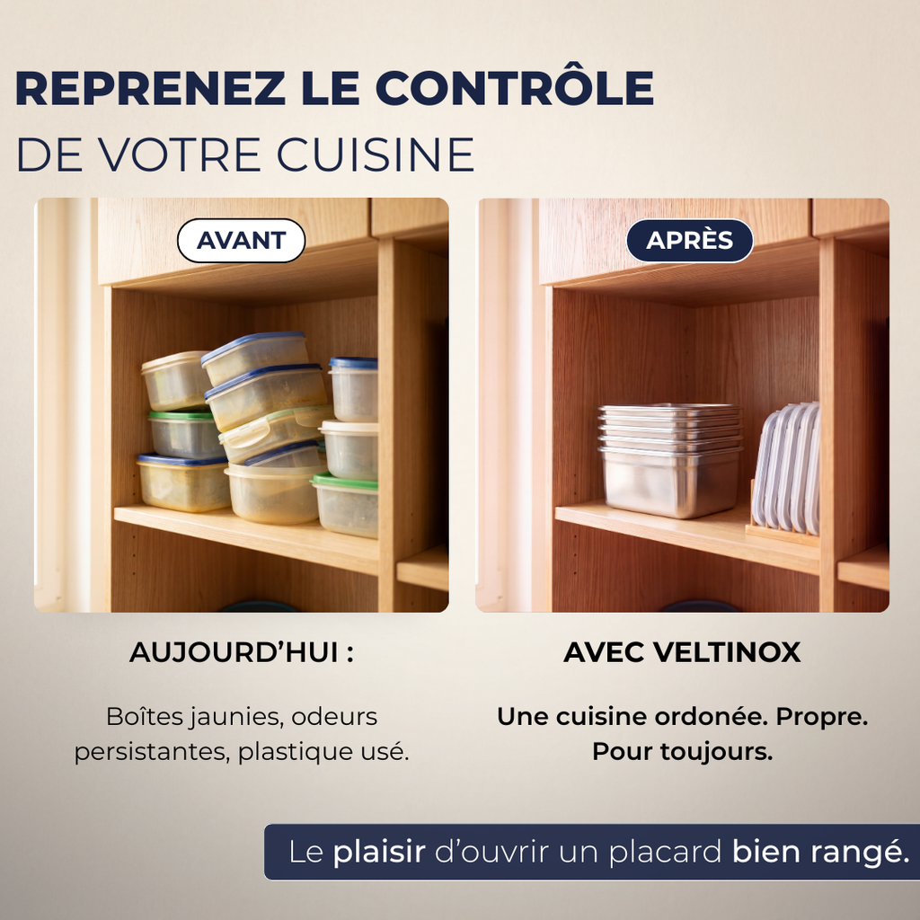 La boîte alimentaire en inox 100% pur