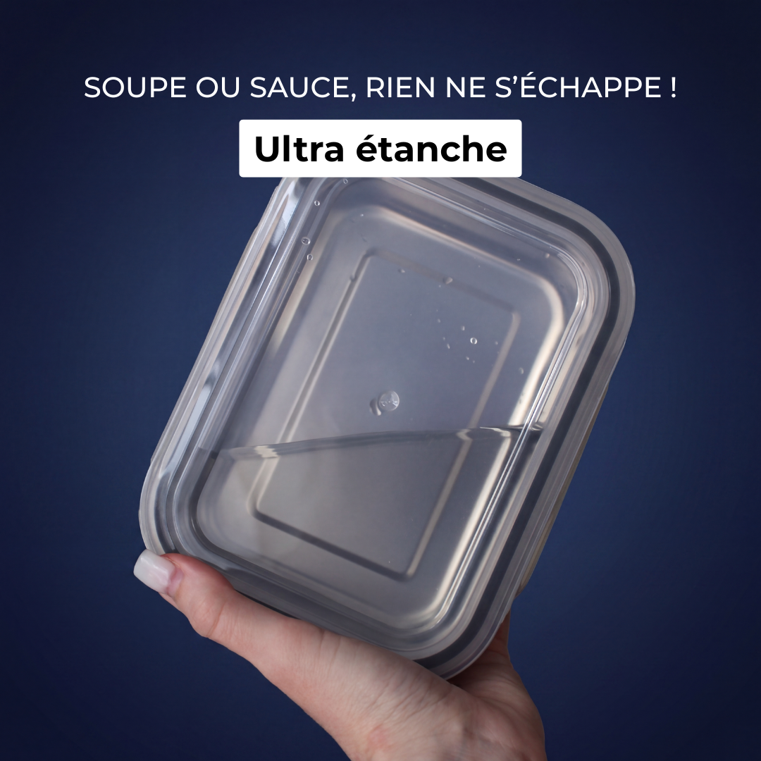 La boîte alimentaire en inox 100% pur