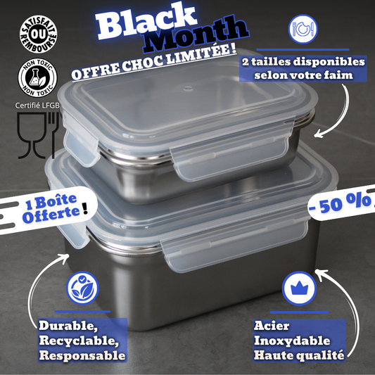 Ihre mikrowellengeeignete Edelstahlbox